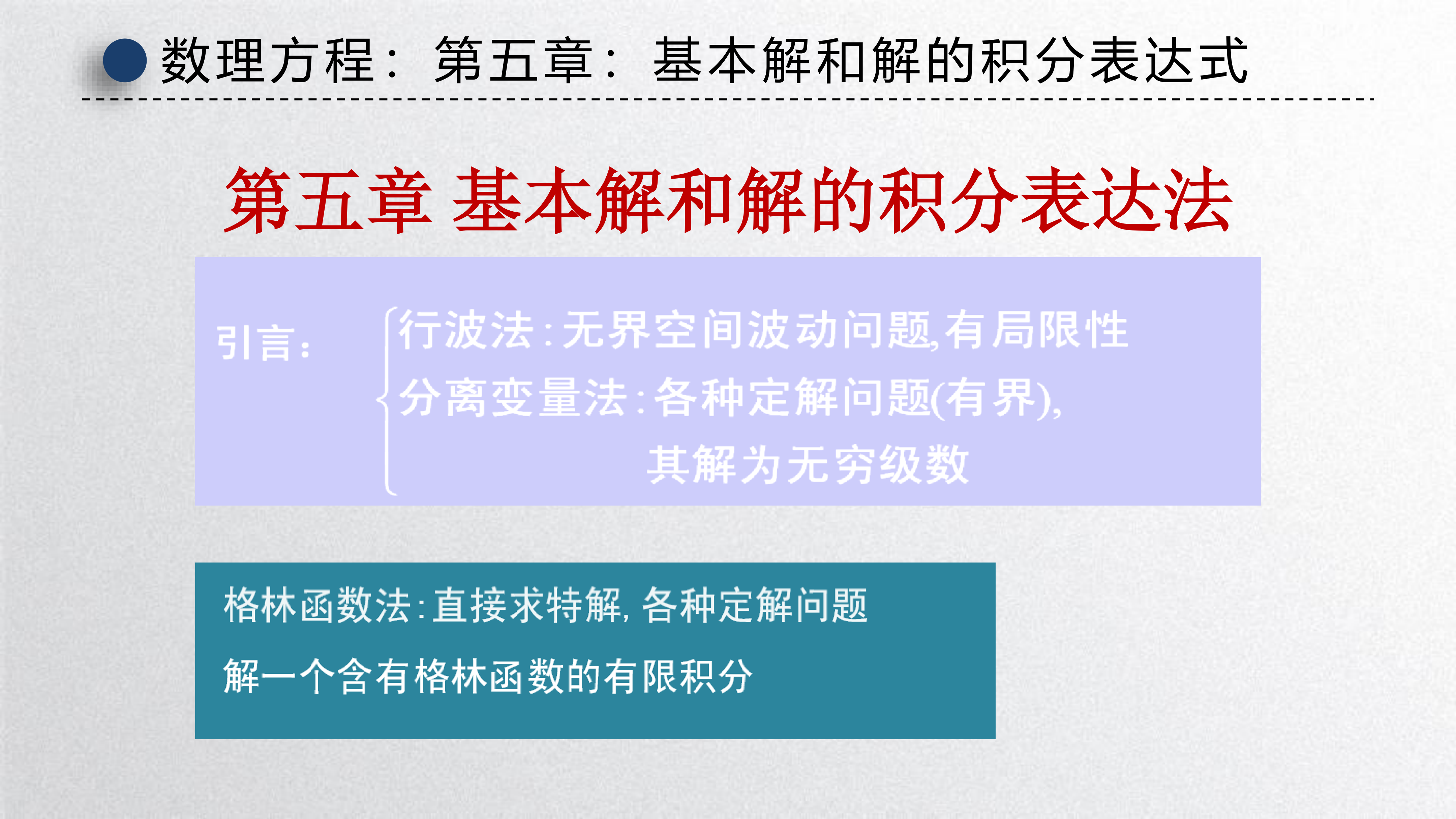 第五章内容总览