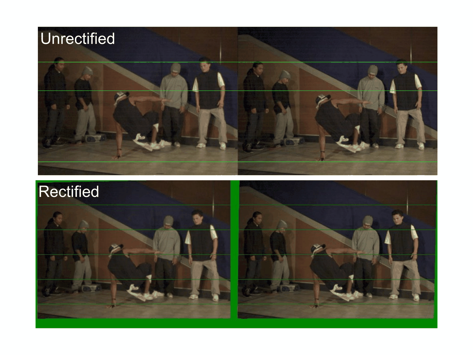 Rectification 前后对比