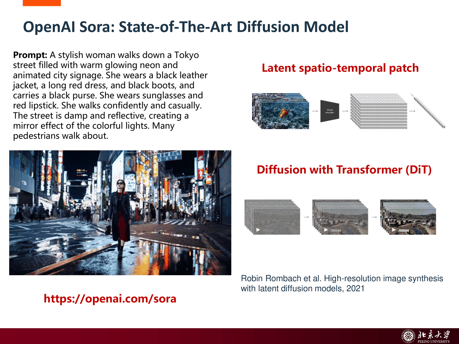 Sora / DiT / Latent Diffusion