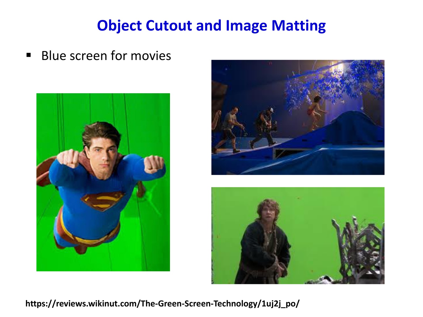 Blue/Green screen