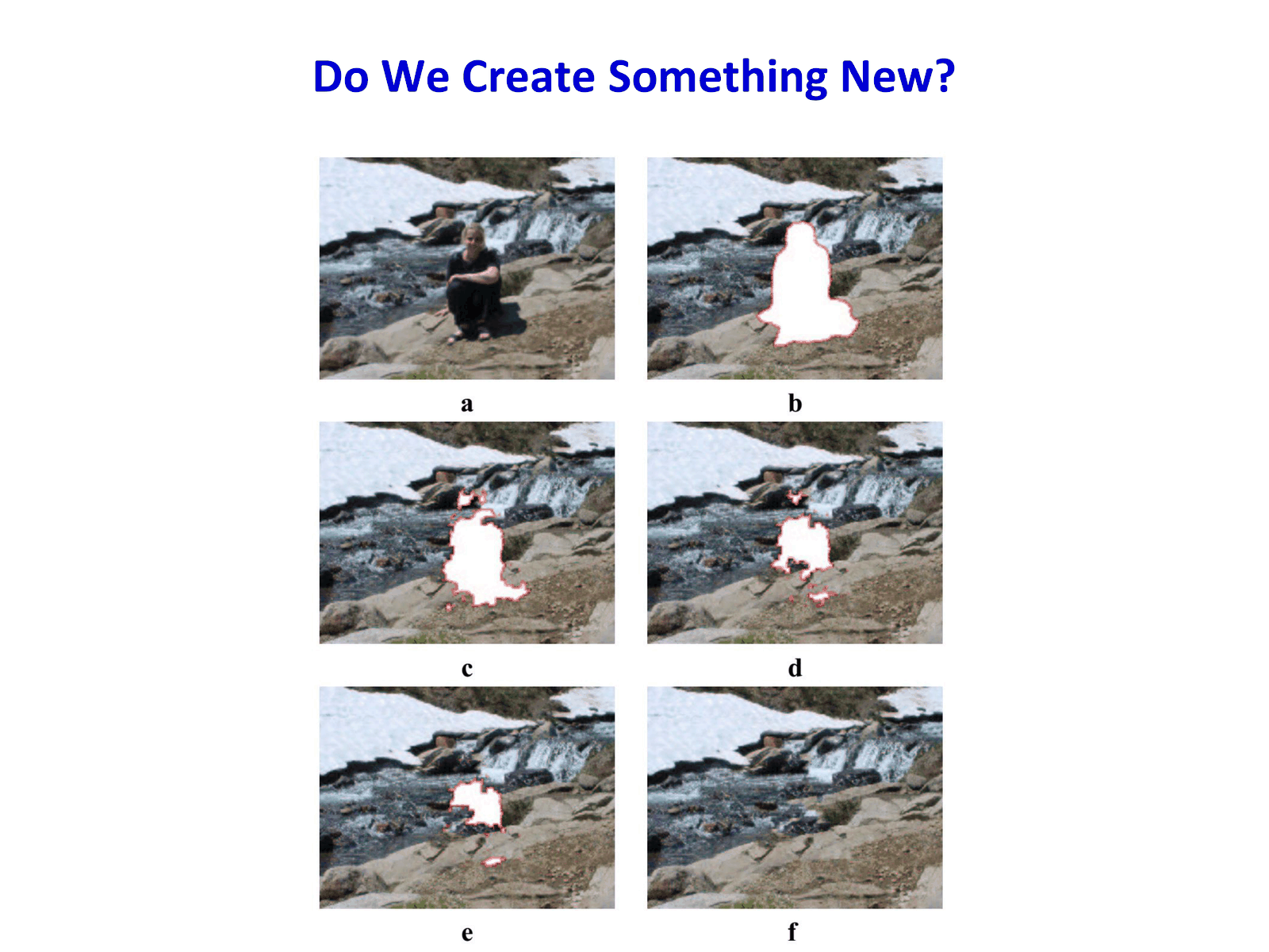 Do we create something new