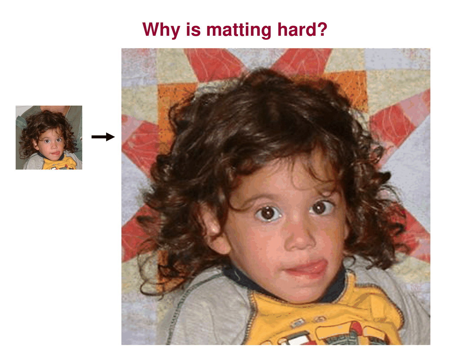 Why is matting hard