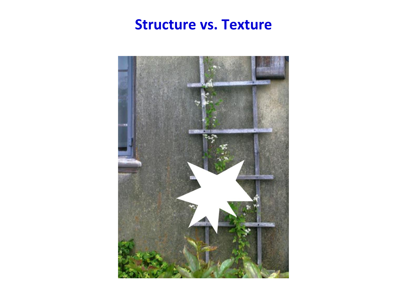 Structure vs texture