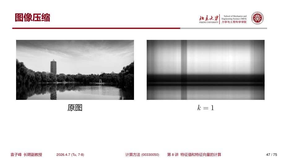 原图 vs k=1